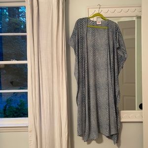 Buddy love snakeskin duster